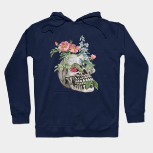 Floral Skull Hoodie